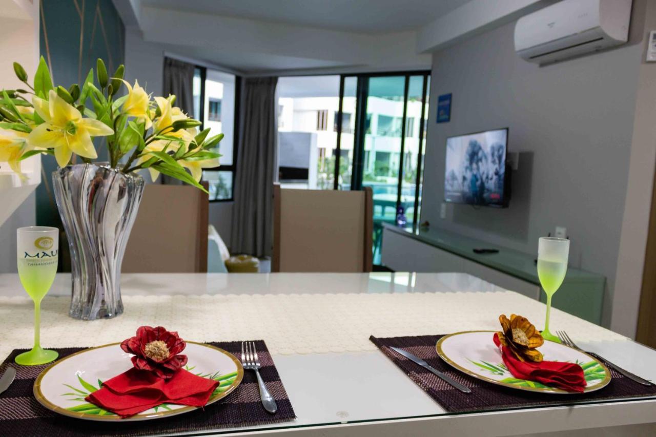 Flat Maui Beach Residence, Tamandaré-Carneiros, pé na areia, à beira-mar! Exterior foto